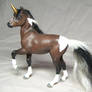 little bay paint horse unicorn