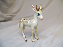 'Winter' ooak reindeer