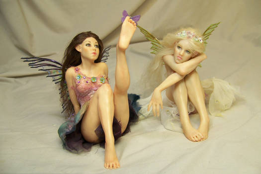 Fiorella and Lilianna flower fairies