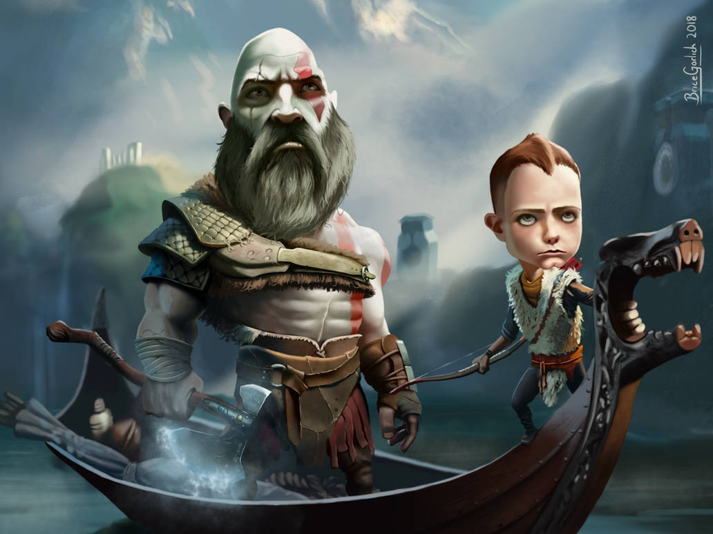Kratos and the BOI! by B2DaRice