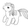 MLP Lineart 3 Pegasus