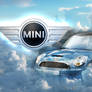 Mini over the clouds