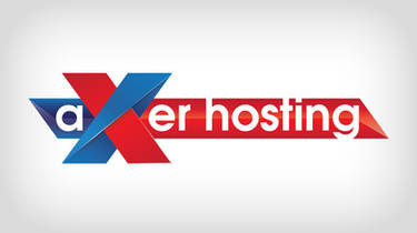 axer hosting logo design