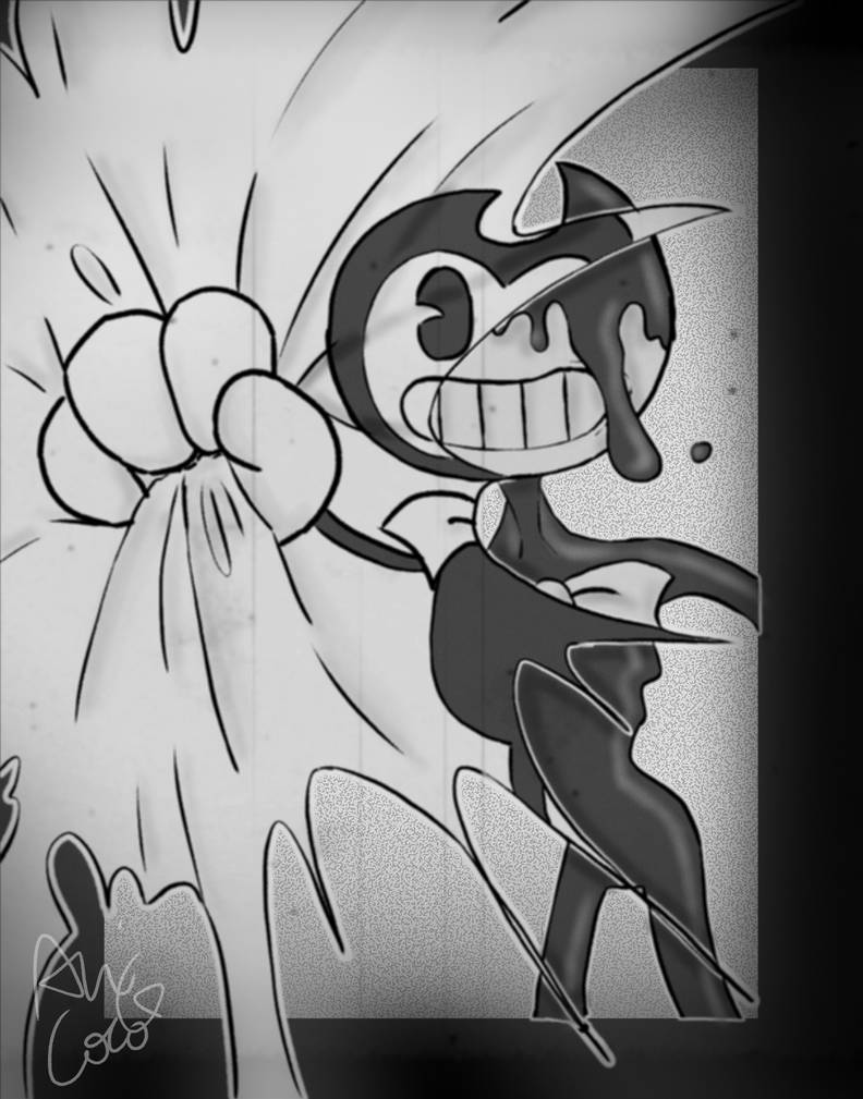 Projection Screen Batim Behind the Silver Screen (BATIM fanart) by AniQCoco on DeviantArt