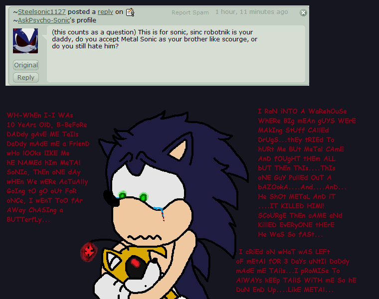 tumblr ask: who do you ship in sonic fandom? by psychohog -- Fur