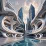 SDXL-Fluid-Art architecture-image