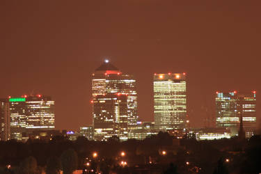 Docklands at night