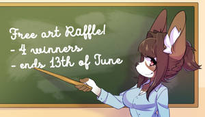 FREE ART RAFFLE! 4 winners