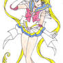 Sailor Moon Colored Lineart
