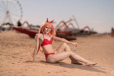 Chainsaw man: Power beachqueen VI by MartinaEdelstein