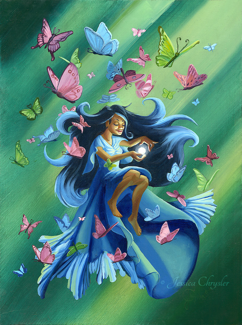 Mariposa, The Butterfly Faerie by jesschrysler