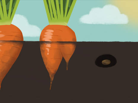 Some carrots I had to do for art :3