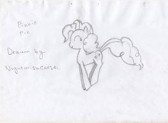 Re-upload Pinkie Pie pencil art