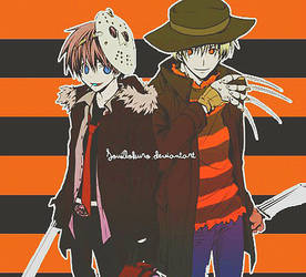 Keiichi y Satoshi / Halloween