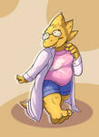 Alphys (THE FIRST HUMAN Design) by brittninja