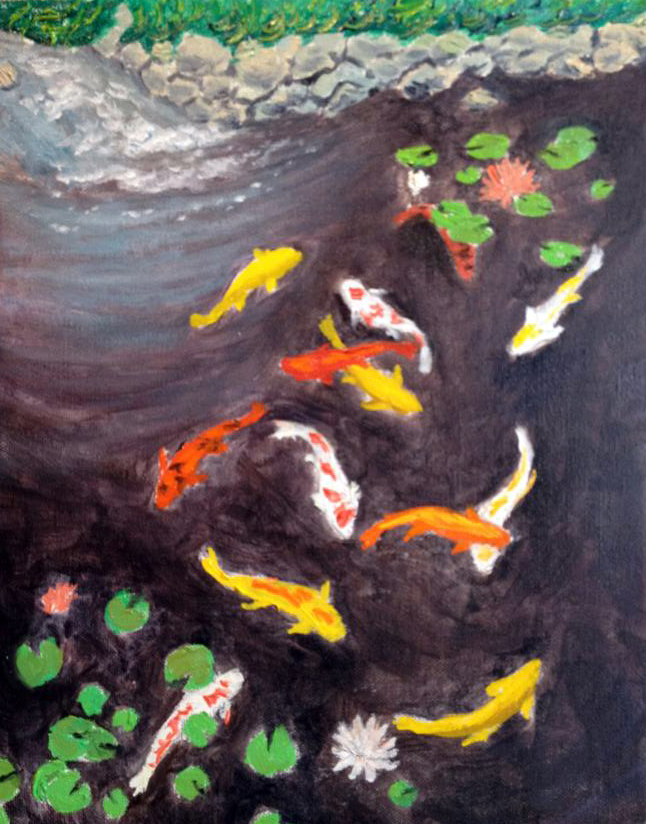 Koi Fish Small Study