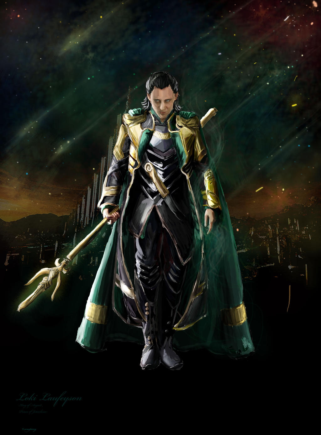 For the nine realms- Loki Laufeyson