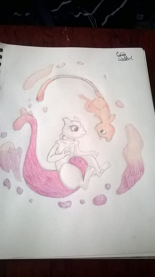 Mew and Mewtwo