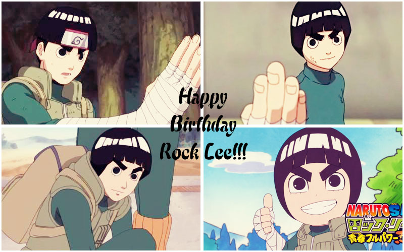 Happy Birthday Rock Lee!!!