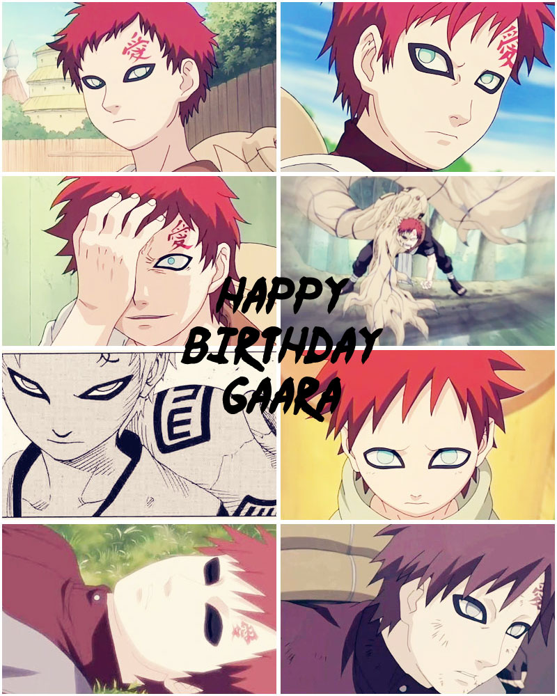 Happy Birthday Gaara!!!