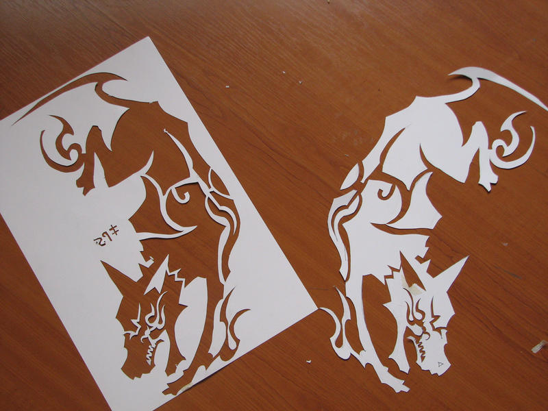 DOGS STENCIL