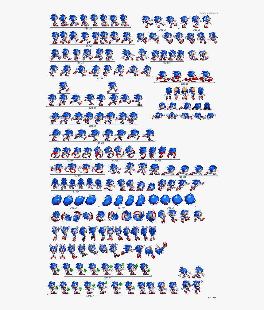 Modgen Modern Sonic Ultimate Sprite Sheet by notsoprogamer21 on DeviantArt