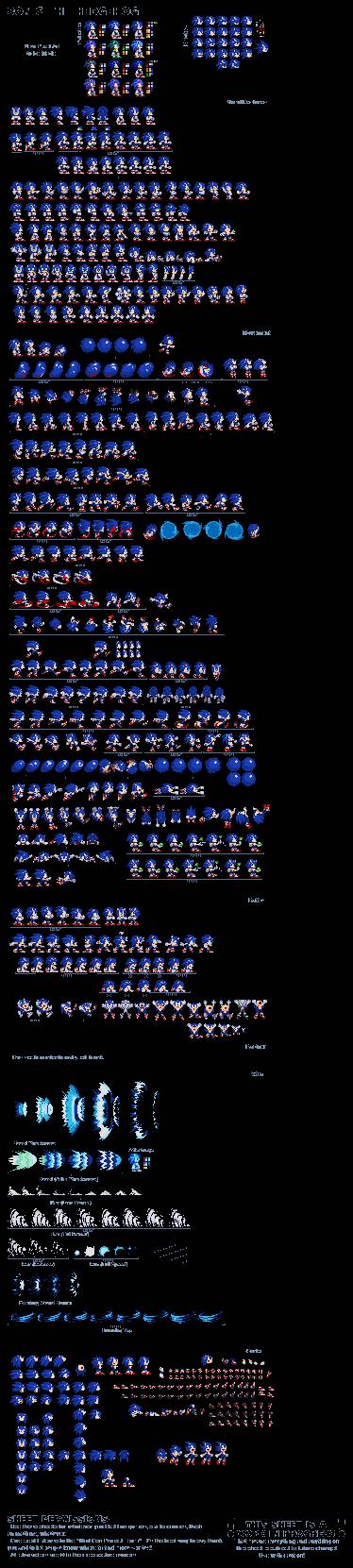 Modgen Sonic Sprites Sheet Remastered by SonicFanSheet on DeviantArt