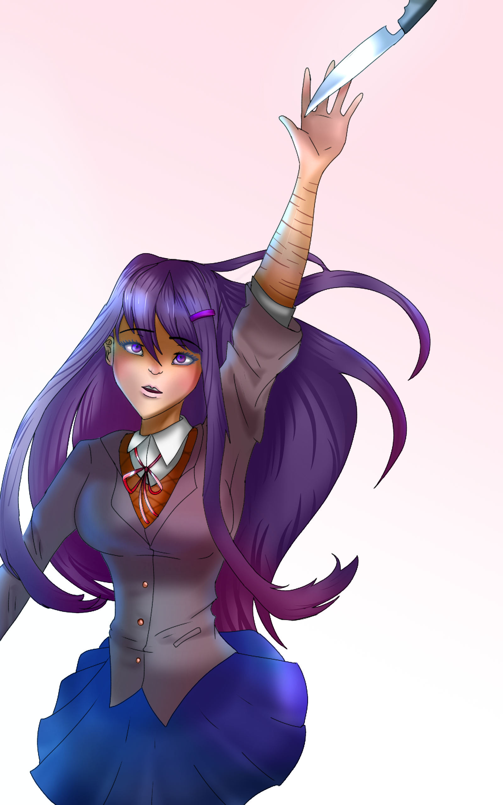 Yuri from Doki Doki Literature Club!