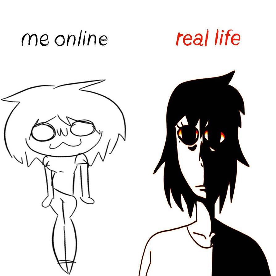 Deviantart Real Life Me online and real life... by Mrhappy121 on DeviantArt