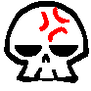 Mad skull Emoticon