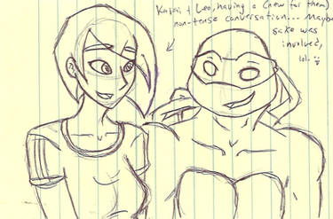 Leo and Karai - Quiet Convo