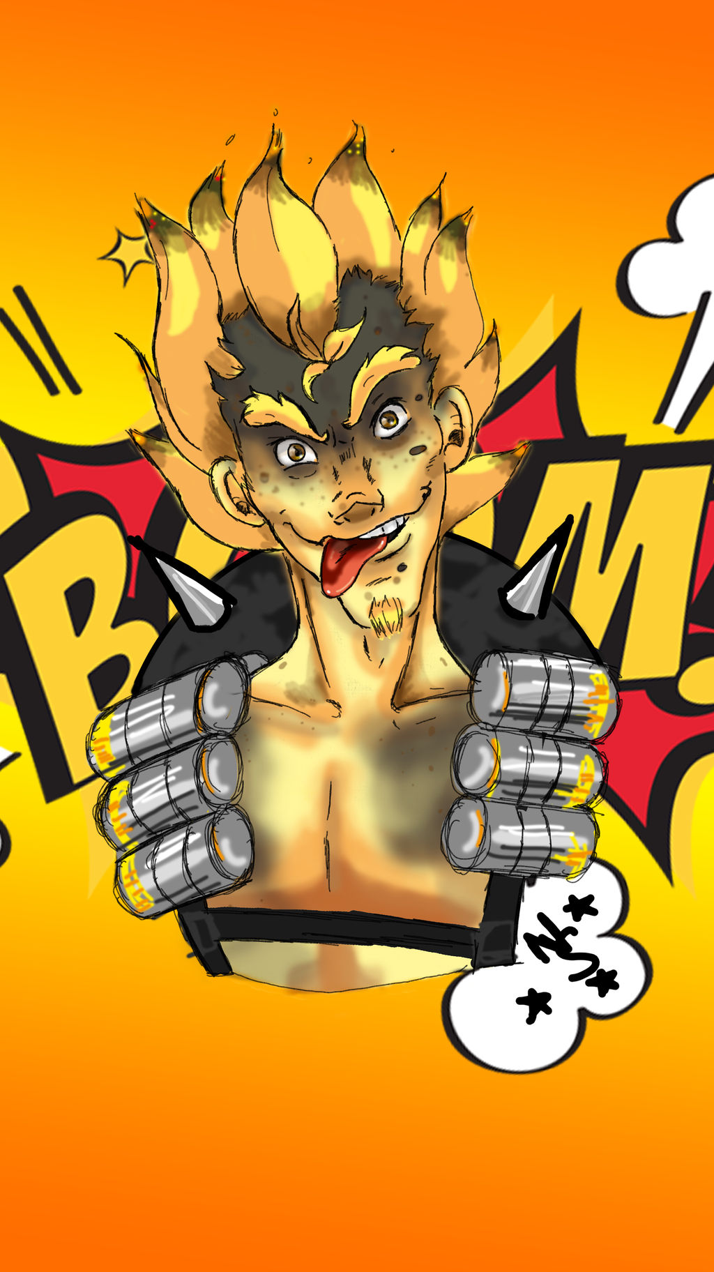 Junkrat Lettering Junkrat fanart- BOOM! by nikie-strongockter on DeviantArt