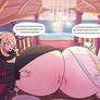 Buffet with Cintia and Lusamine