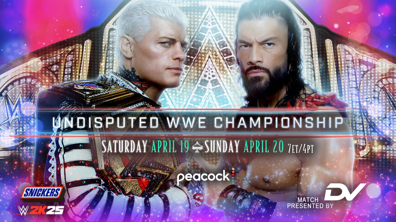 Wm41 Card WWE Wrestlemania 41 Match Card Remake V1 by DooplaV on DeviantArt