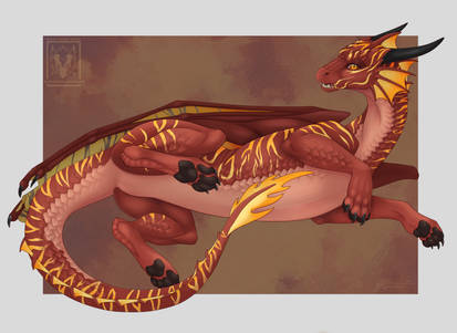 Zheradra the Dragoness - PinUP