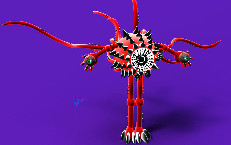 Alien Monster by Cosmic-Flux on DeviantArt