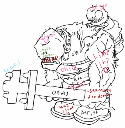 Gargantuar Petting Chart by OmegaKaijuScorpioBat on DeviantArt