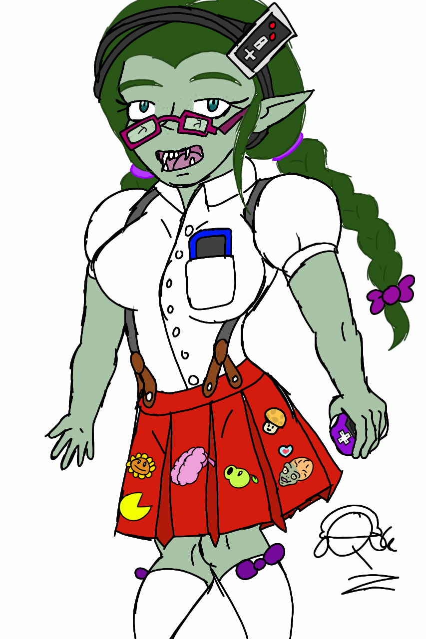 Arcade/Gamer Nerd Zombella