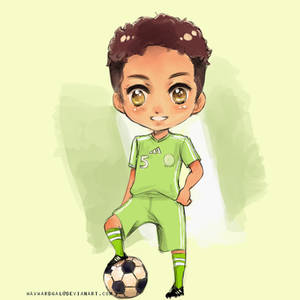 Hetalia style: Chibi Nigeria