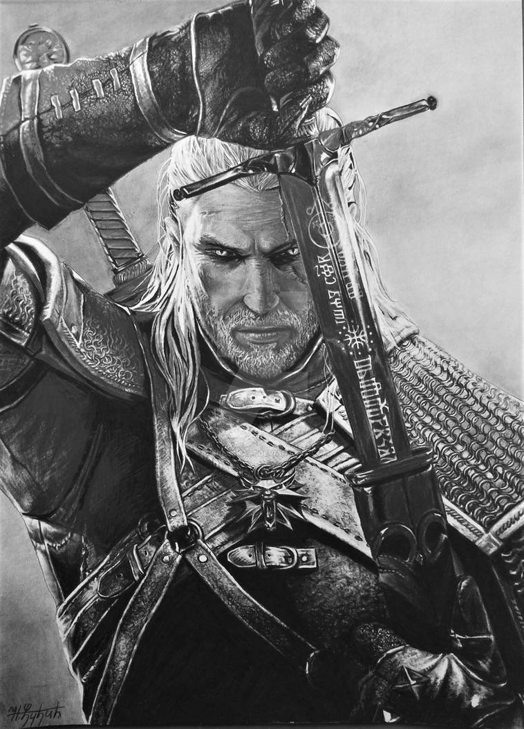 Geralt of Rivia, The Witcher by Djudjicka97 on DeviantArt