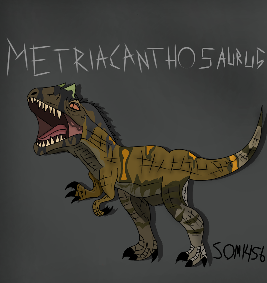 Metrisaurus Drawing Metriacanthosaurus by Somi456 on DeviantArt
