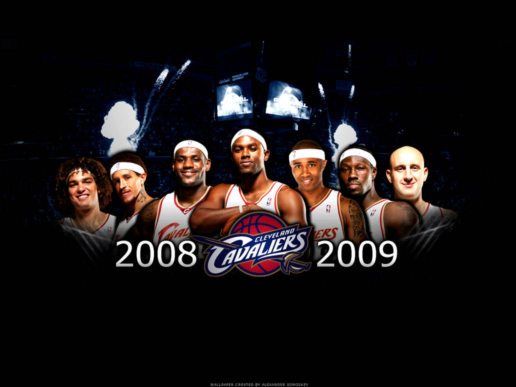 2008-09 Cleveland Cavaliers Team Composite Poster by Unknown at