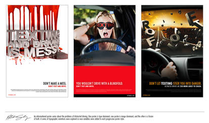 Texting and Driving Poster Campaign