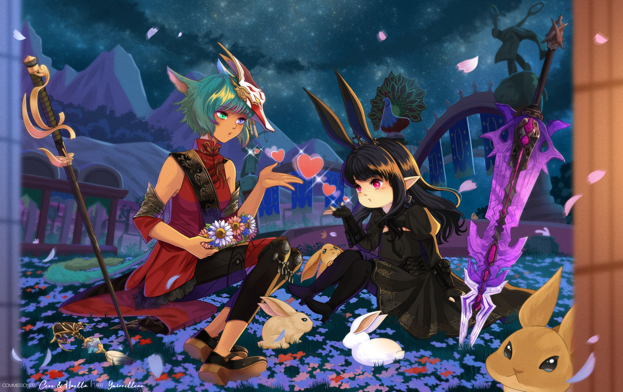 CM: Ceve and Haella by ymirre on DeviantArt