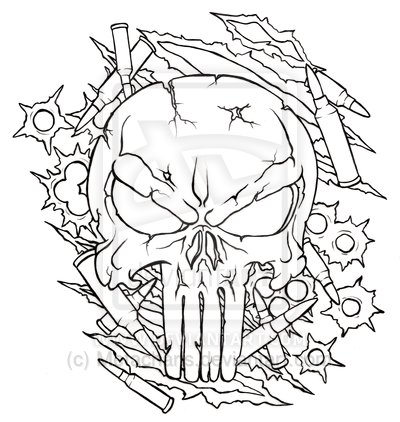 Punisher-skull-tattoo-design by ethankraft7379 on DeviantArt Punisher-skull-tattoo-design by ethankraft7379 on DeviantArt