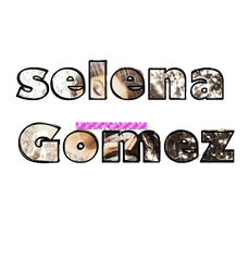 Texto con Imagen de Selena Gomez