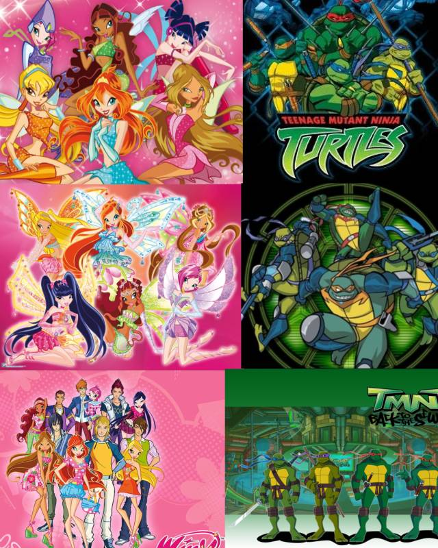 Winx Rangers Winx Club And TMNT 2003 (2000s) by superprime635472 on DeviantArt
