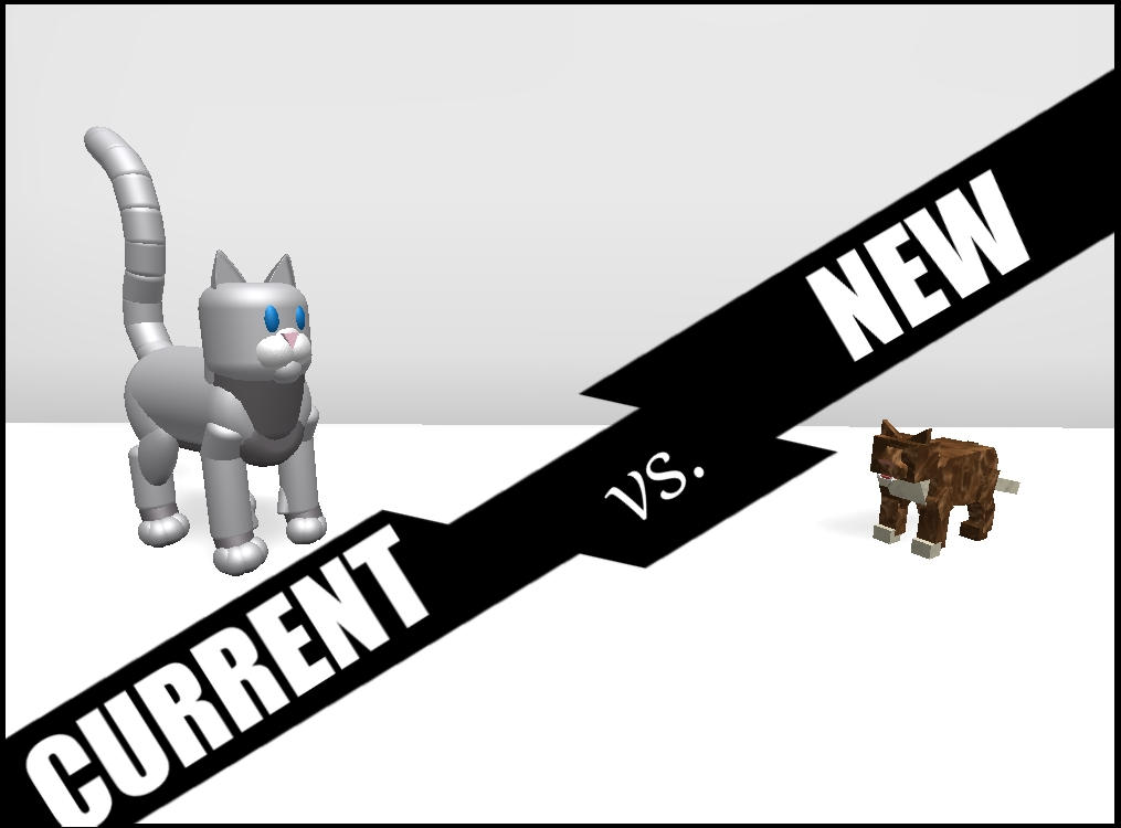 Roblox Current Vs New Morph Closed By Kayliant800 On Deviantart - warrior cat roblox skins