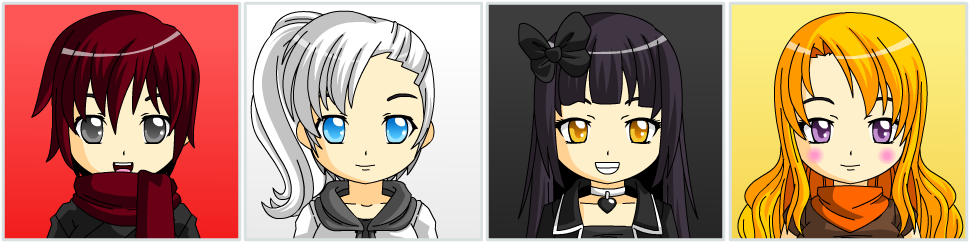 RWBY Anime Faces by Tara012 on DeviantArt RWBY Anime Faces by Tara012 on DeviantArt