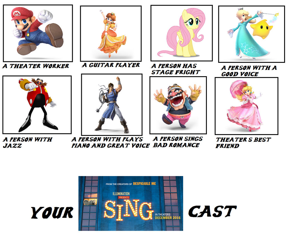 Songcast Meme My Sing Cast Meme by Tara012 on DeviantArt